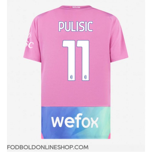 AC Milan Christian Pulisic #11 Tredjetrøje 2023-24 Kortærmet
